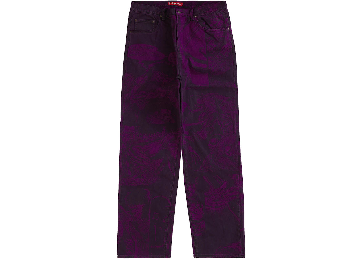 Supreme The Crow Regular Jean Purple