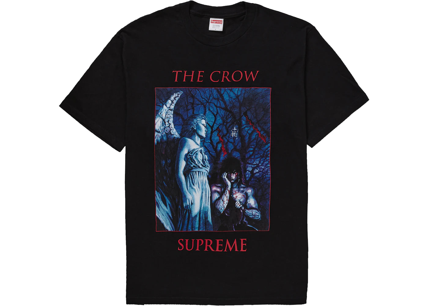 Supreme The Crow Tee Black