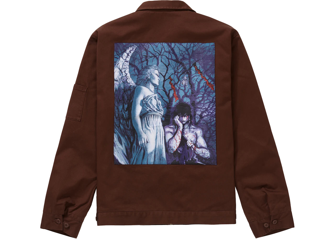 Supreme The Crow Work Jacket Brown