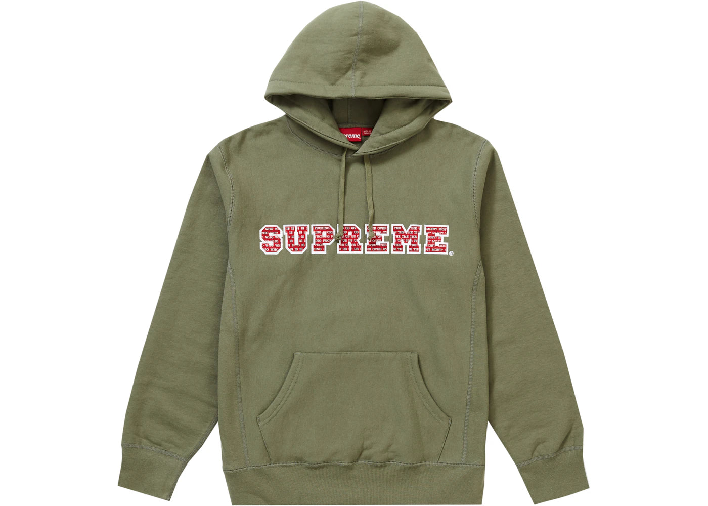 Supreme The Most Hooded Sweatshirt Light Olive