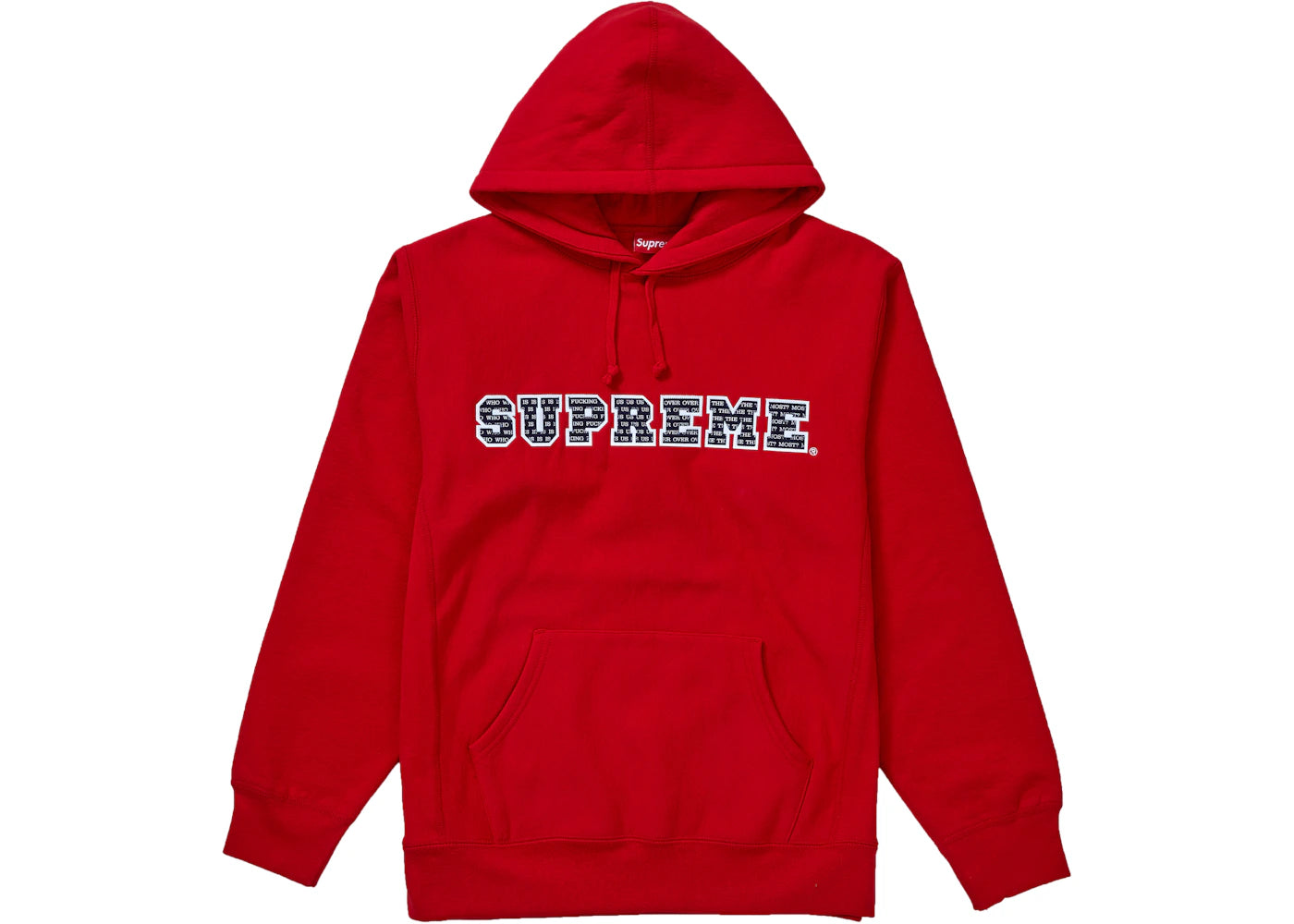 Supreme The Most Hooded Sweatshirt Red