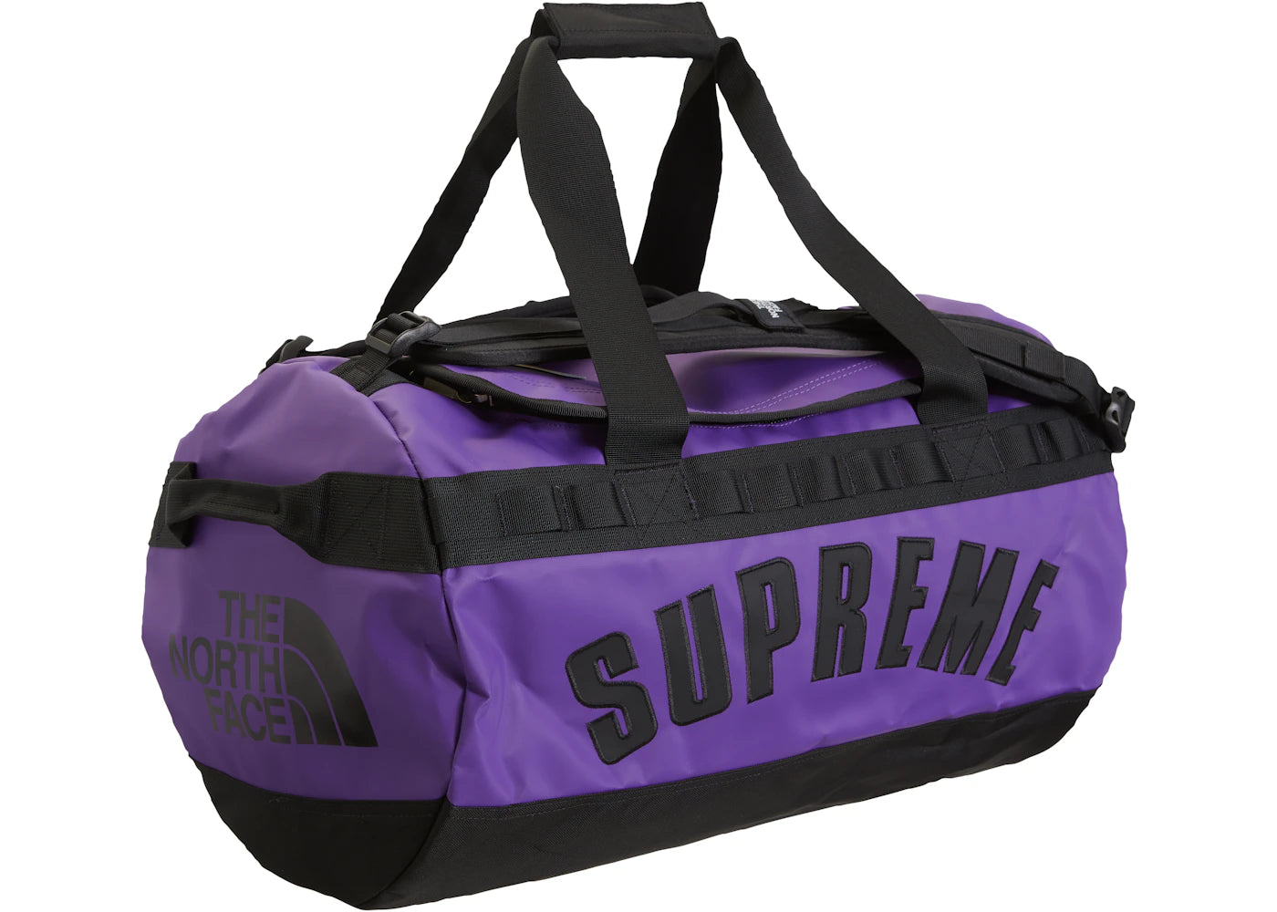 Supreme The North Face Arc Logo Small Base Camp Duffle Bag Purple