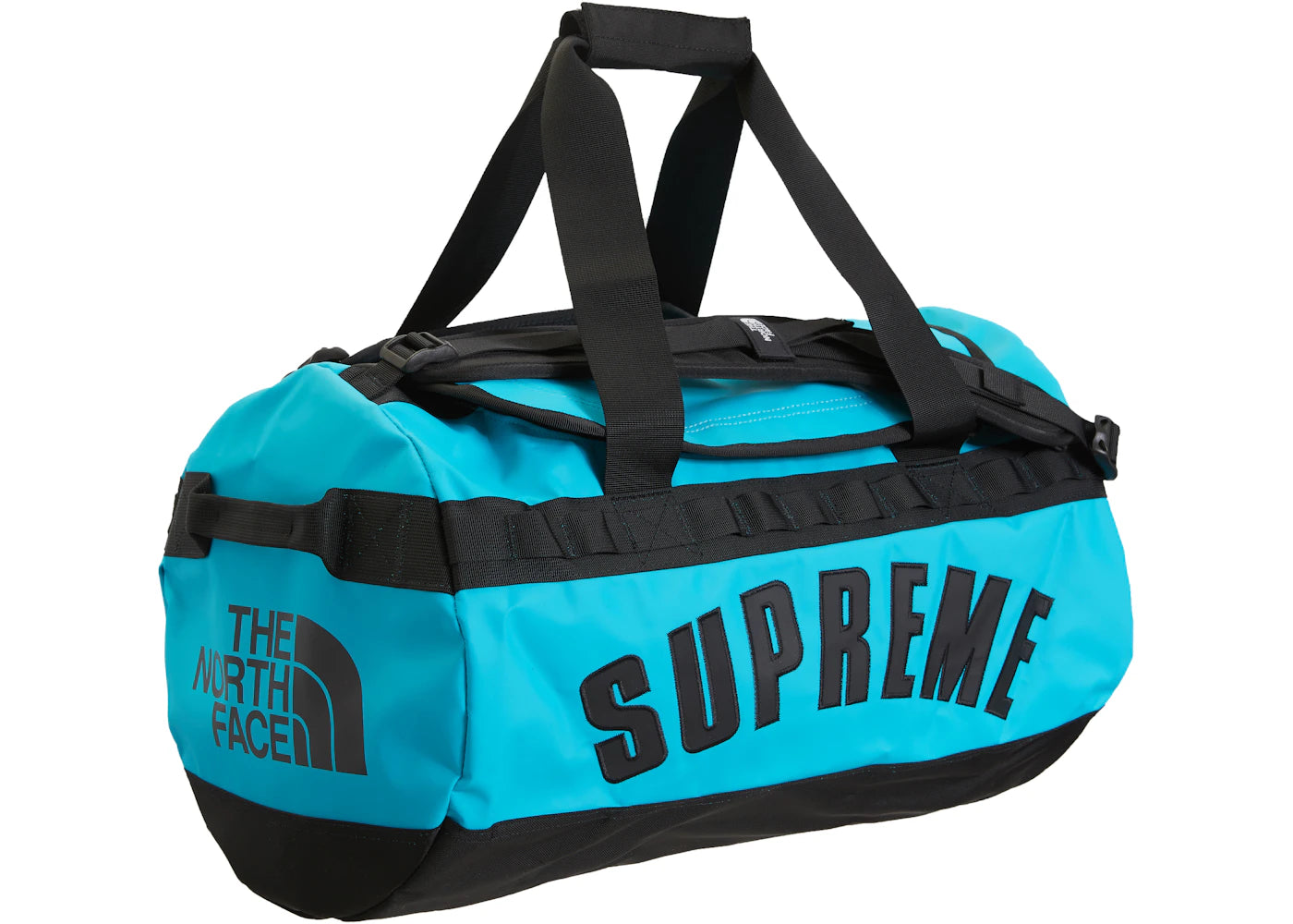 Supreme The North Face Arc Logo Small Base Camp Duffle Bag Teal