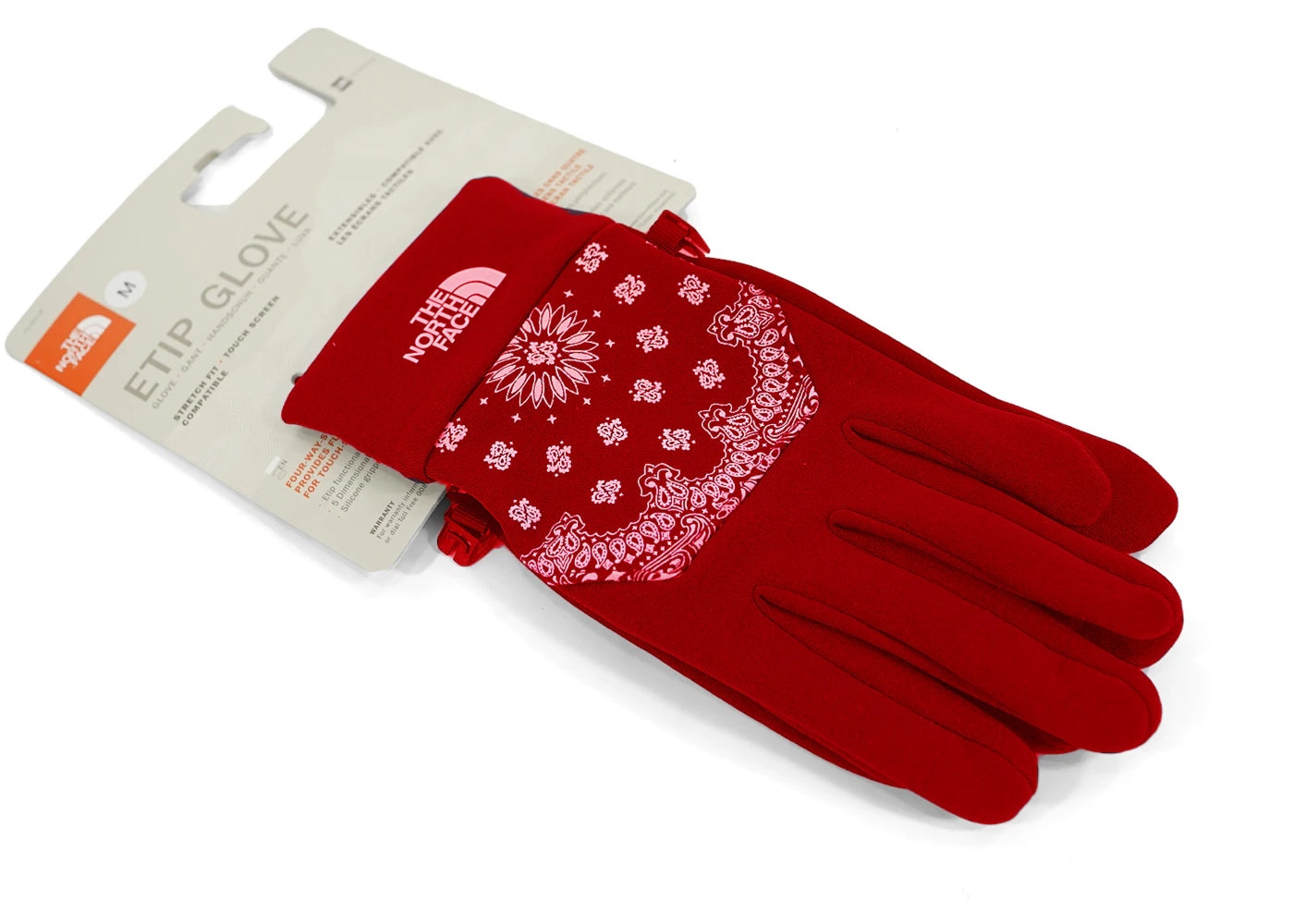 Supreme The North Face Bandana Gloves Red