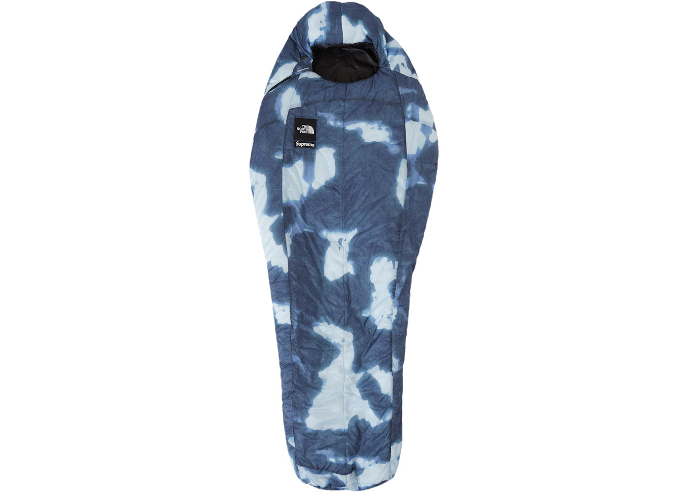 Supreme The North Face Bleached Denim Print Sleeping Bag Indigo