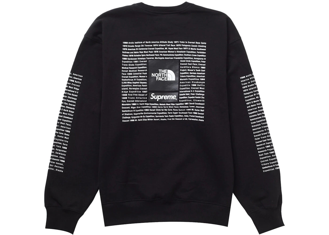 Supreme The North Face Crewneck Black