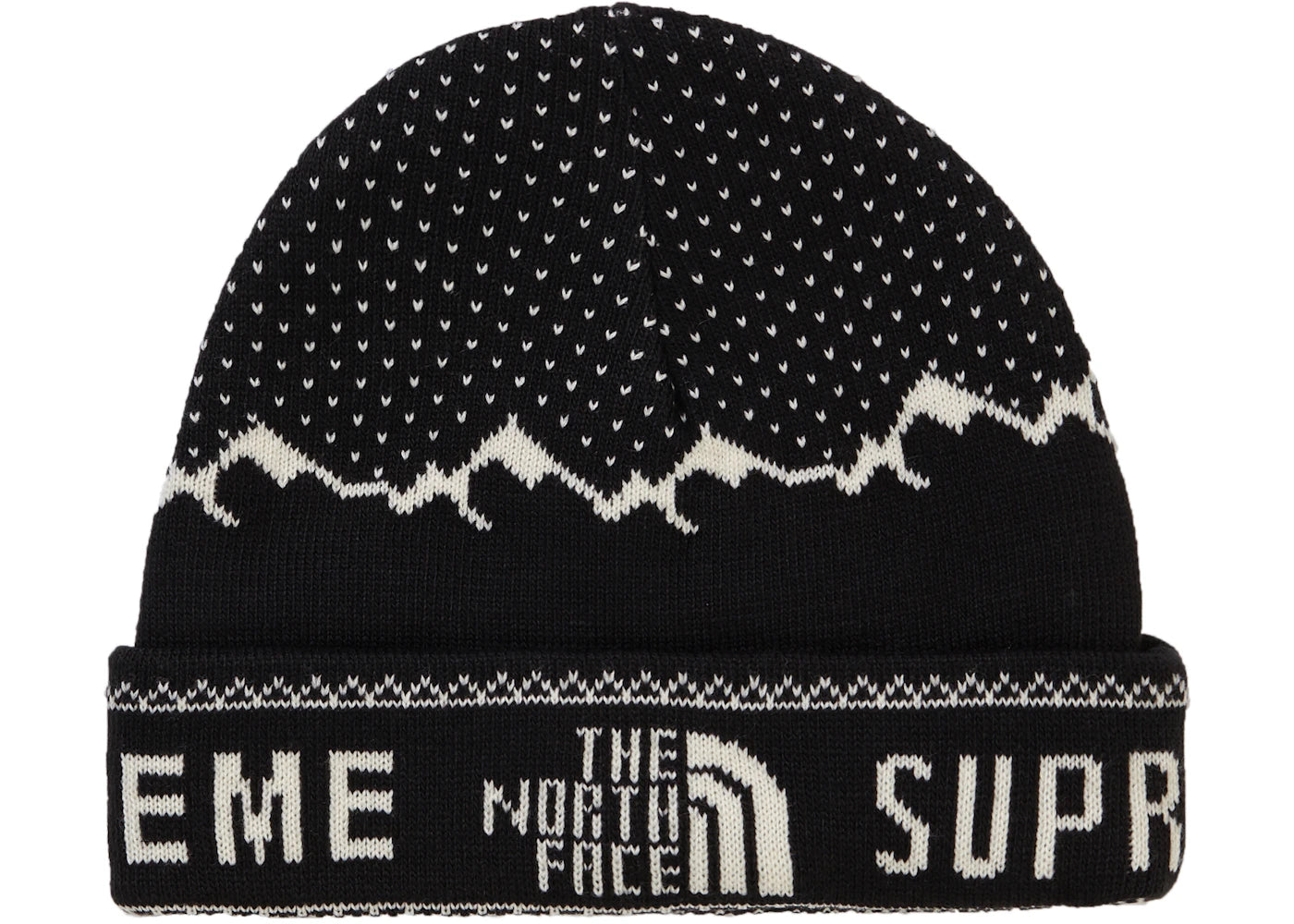 Supreme The North Face Fold Beanie Black