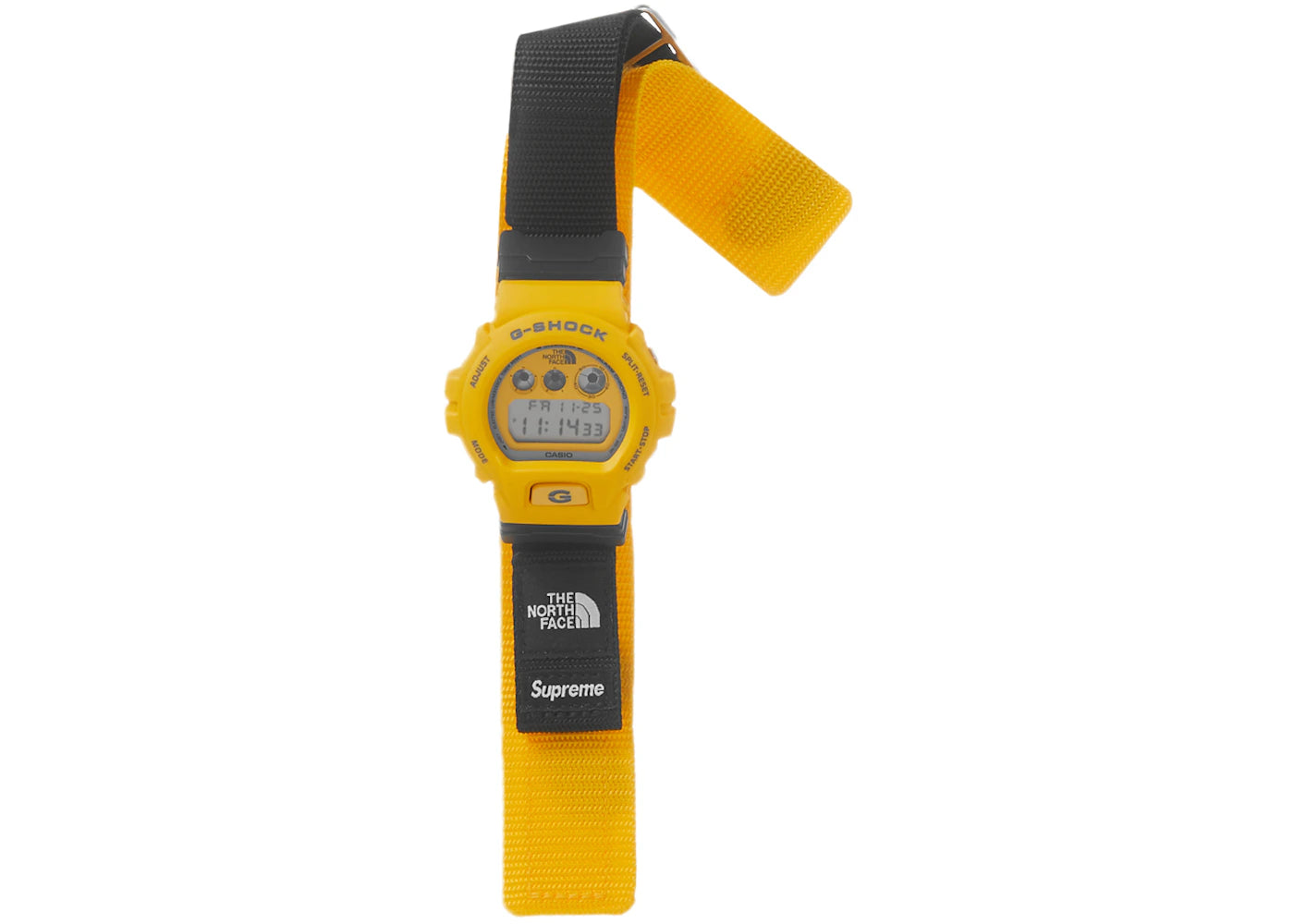 Supreme The North Face G-SHOCK Watch Yellow