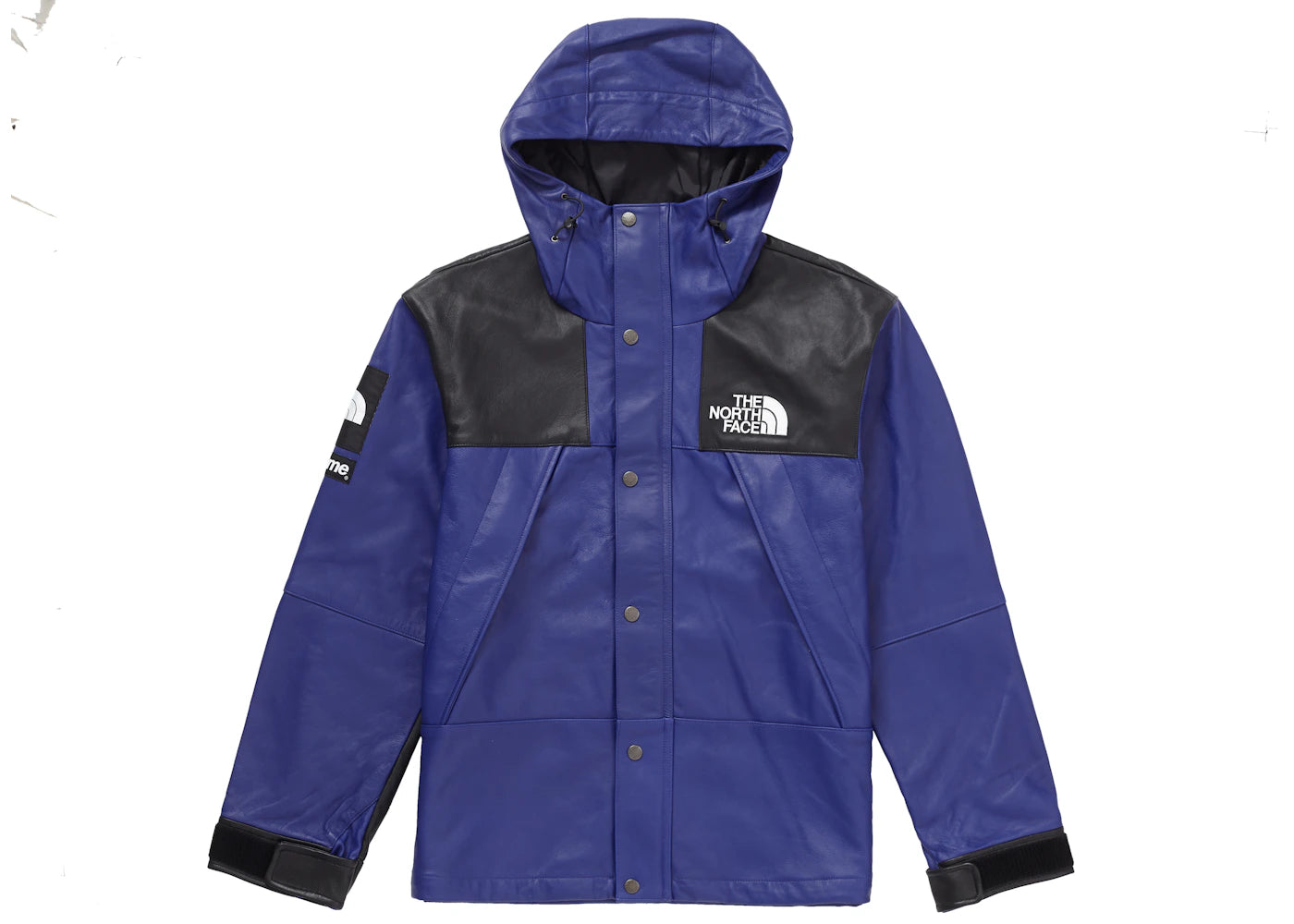 Supreme The North Face Leather Mountain Parka Royal