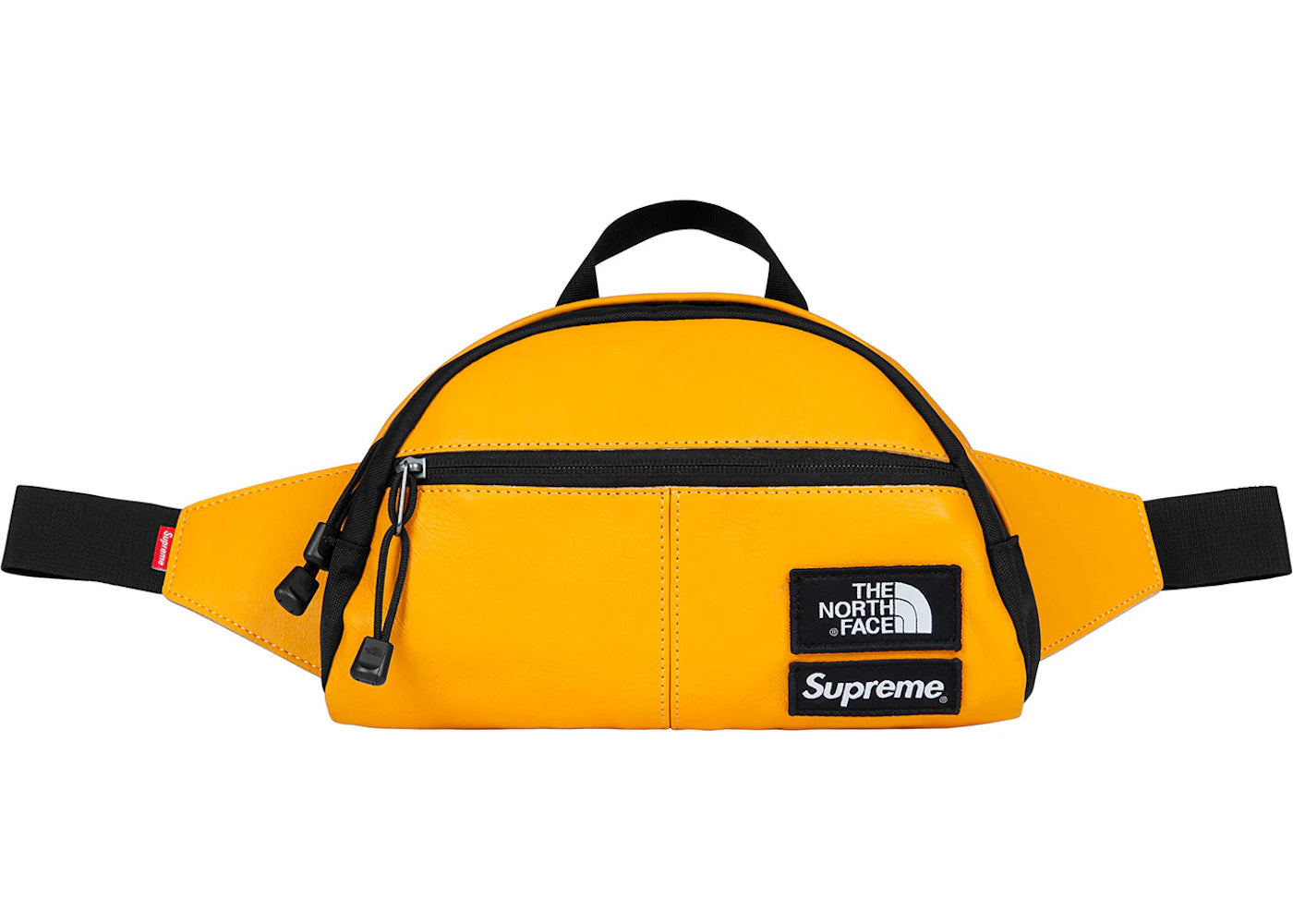 Supreme The North Face Leather Roo II Lumbar Pack Yellow