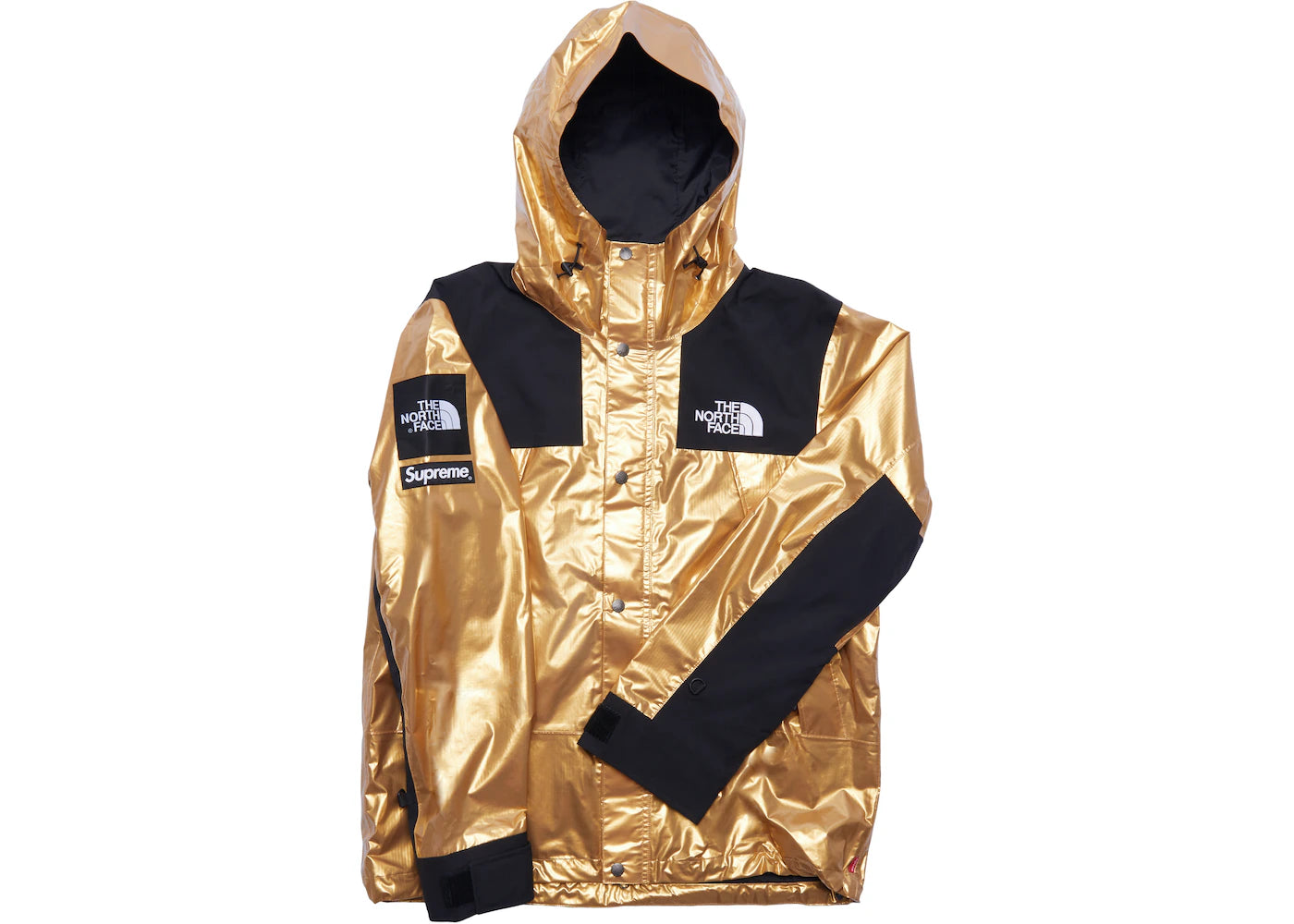 Supreme The North Face Metallic Mountain Parka Gold