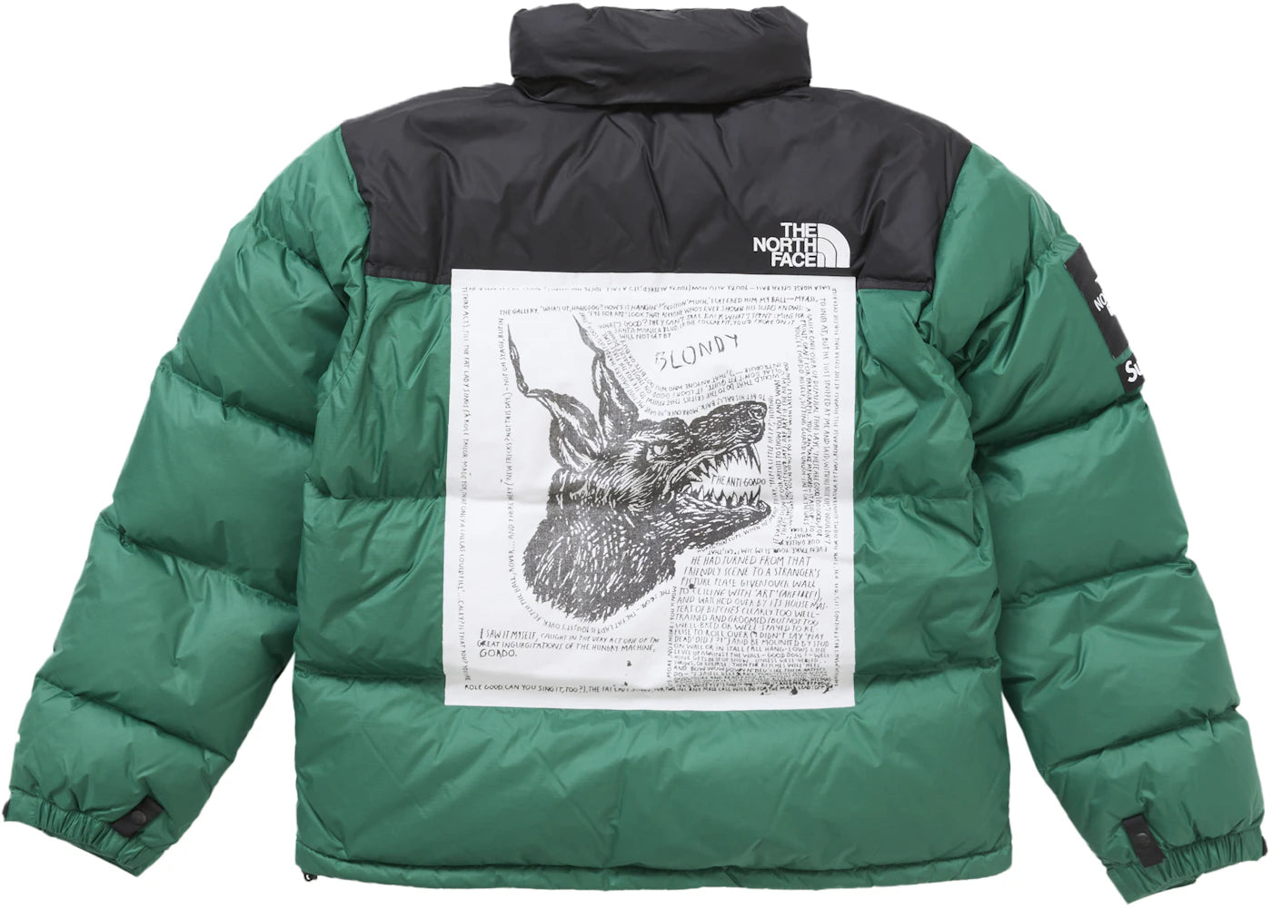 Supreme The North Face Nuptse Jacket Green