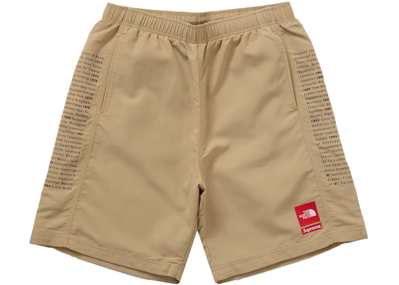Supreme The North Face Nylon Short Khaki