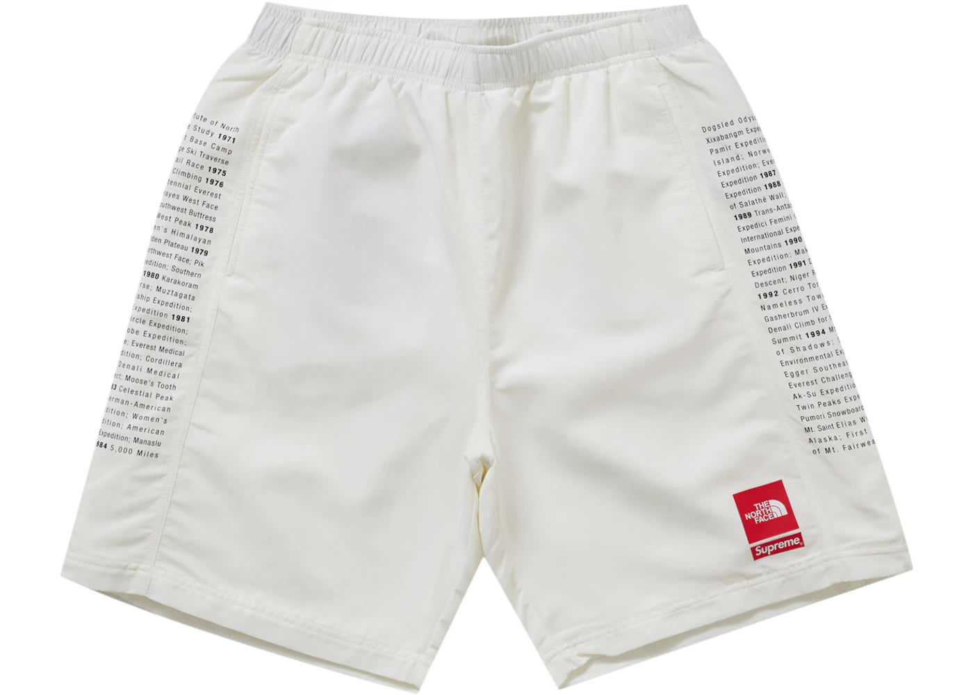 Supreme The North Face Nylon Short White