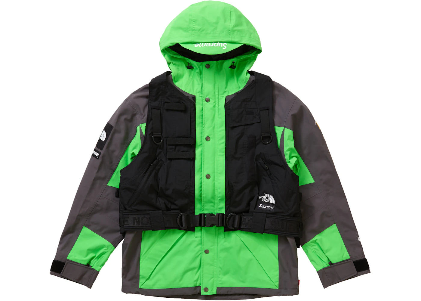 Supreme The North Face RTG Jacket + Vest Bright Green