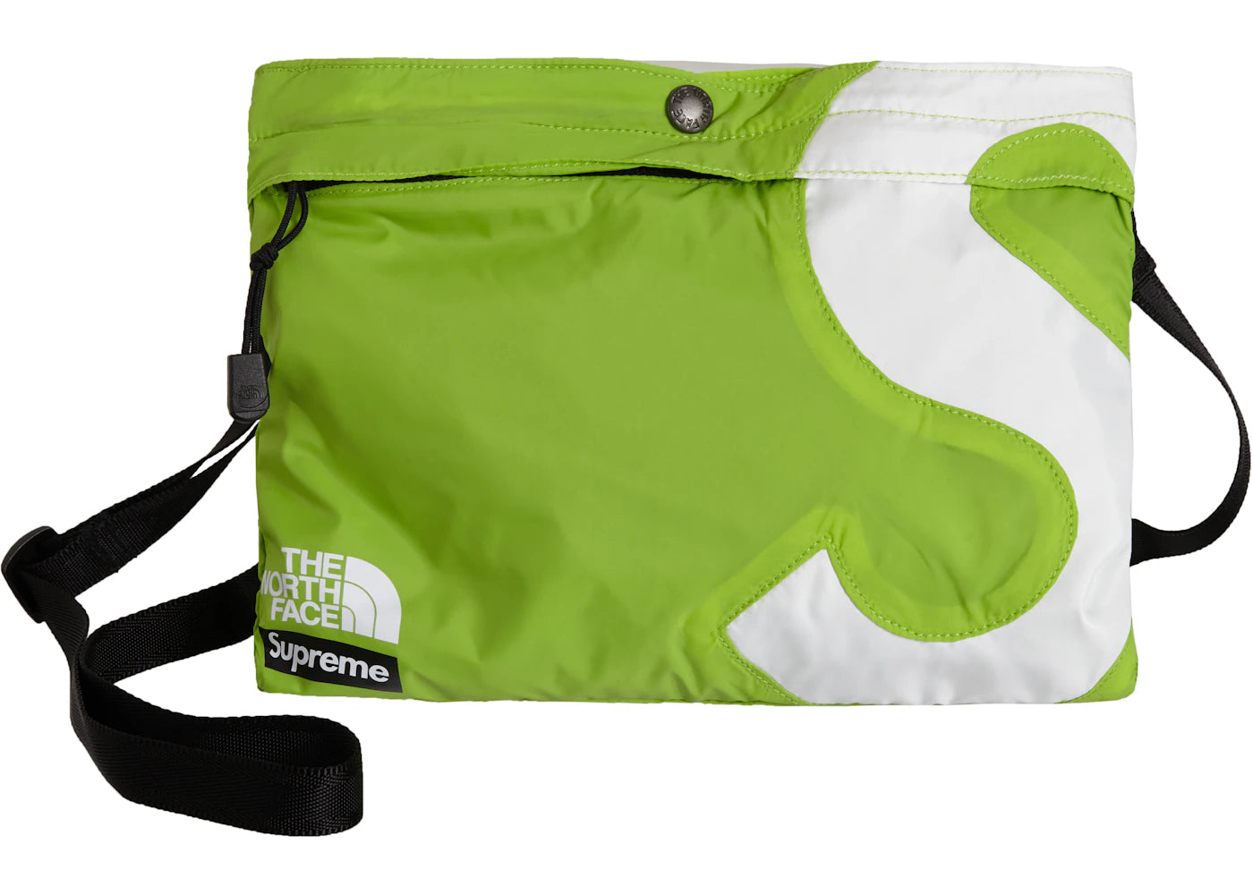 Supreme The North Face S Logo Shoulder Bag Lime