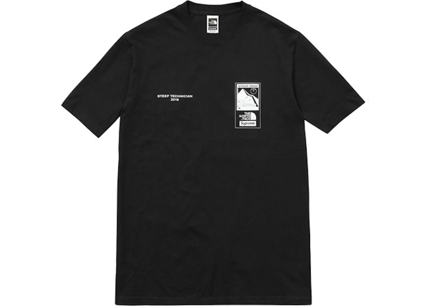 Supreme The North Face Steep Tech Tee Black