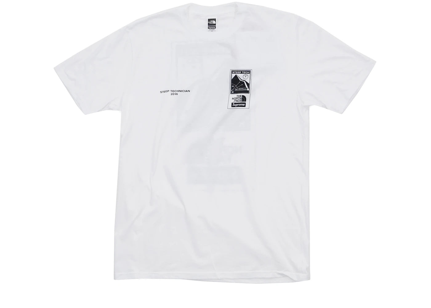 Supreme The North Face Steep Tech Tee White