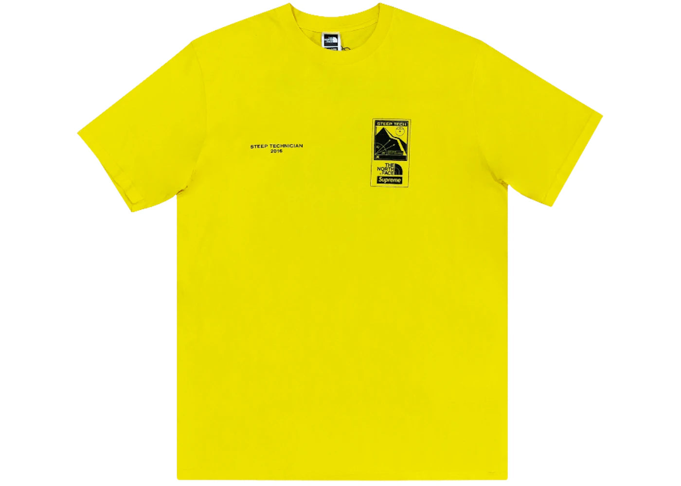 Supreme The North Face Steep Tech Tee Yellow