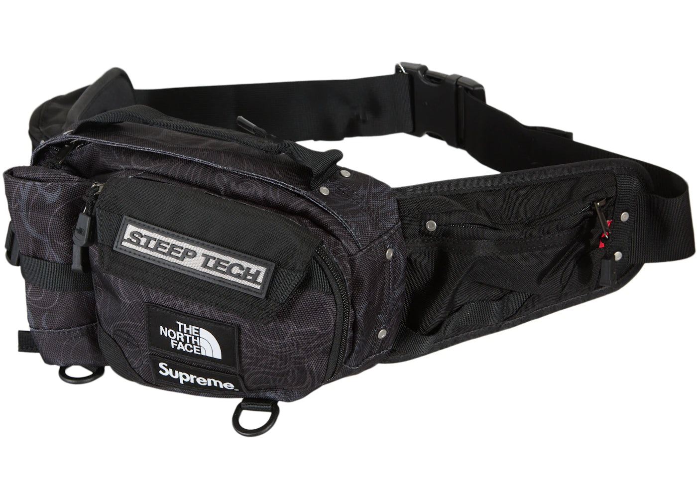 Supreme The North Face Steep Tech Waist Bag Black Dragon