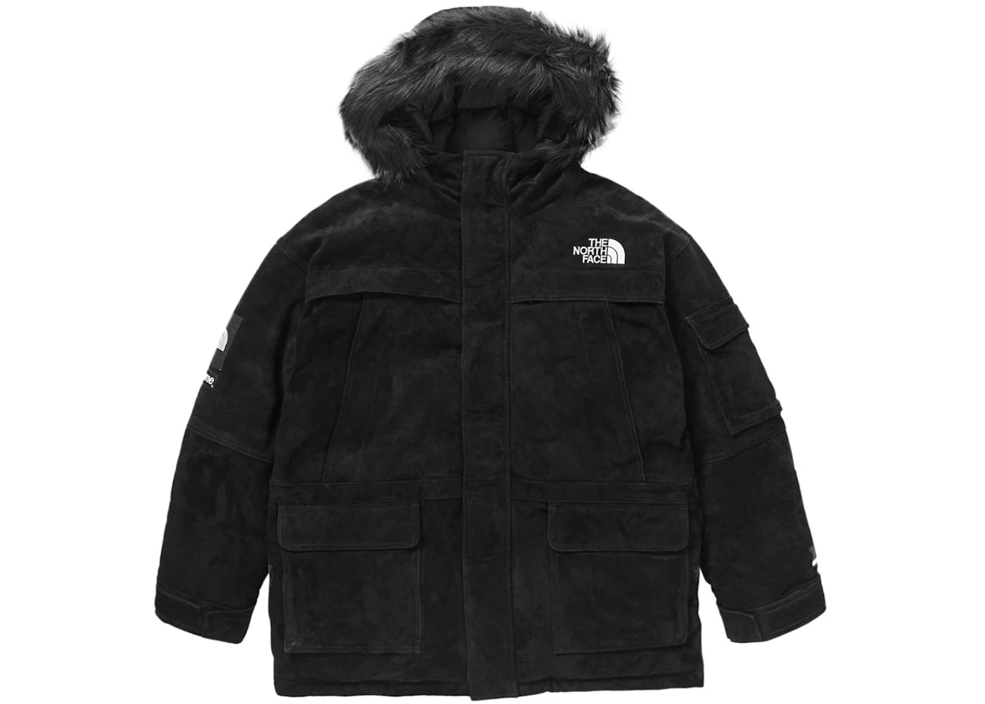 Supreme The North Face Suede 600-Fill Down Parka Black