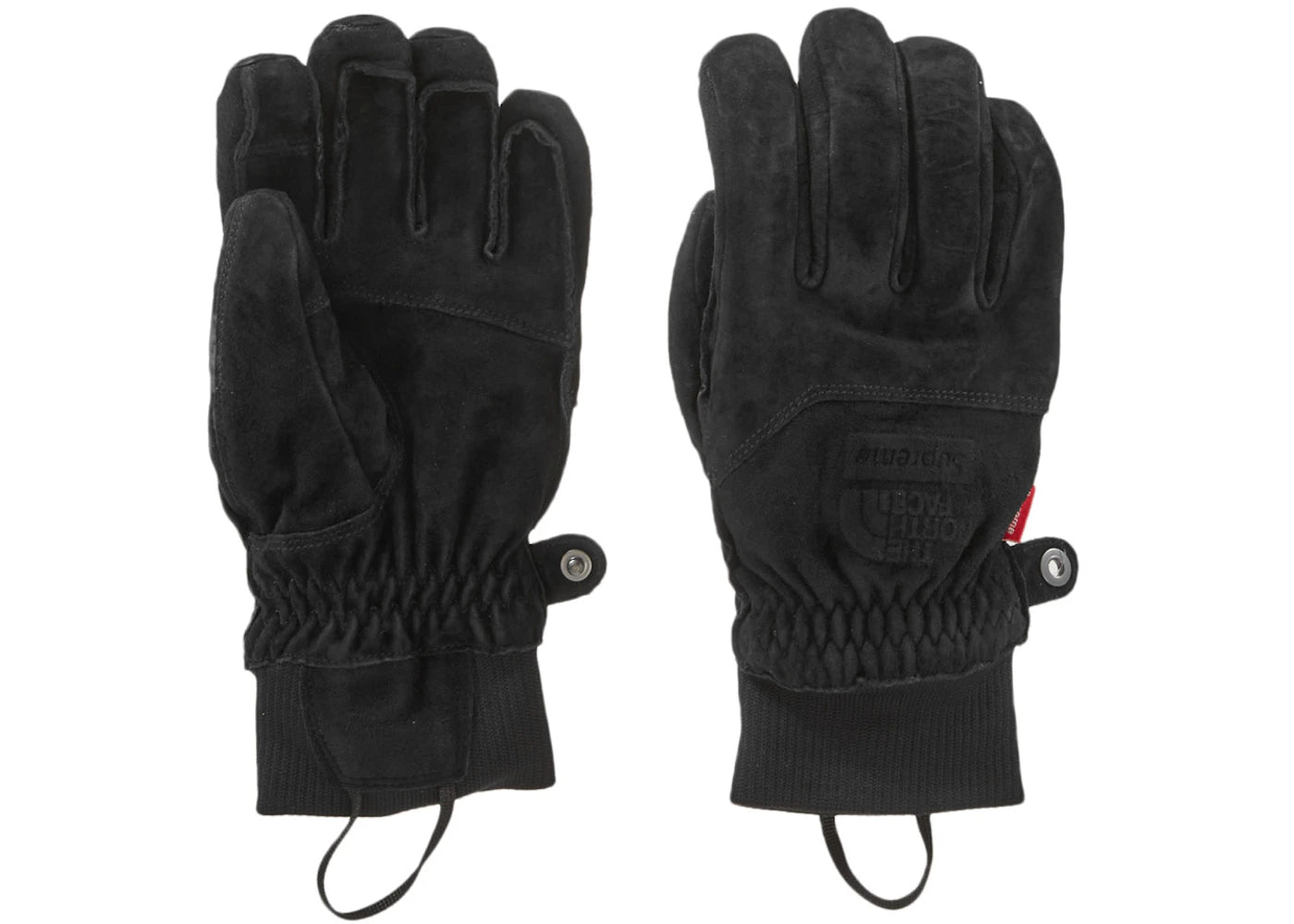 Supreme The North Face Suede Gloves Black