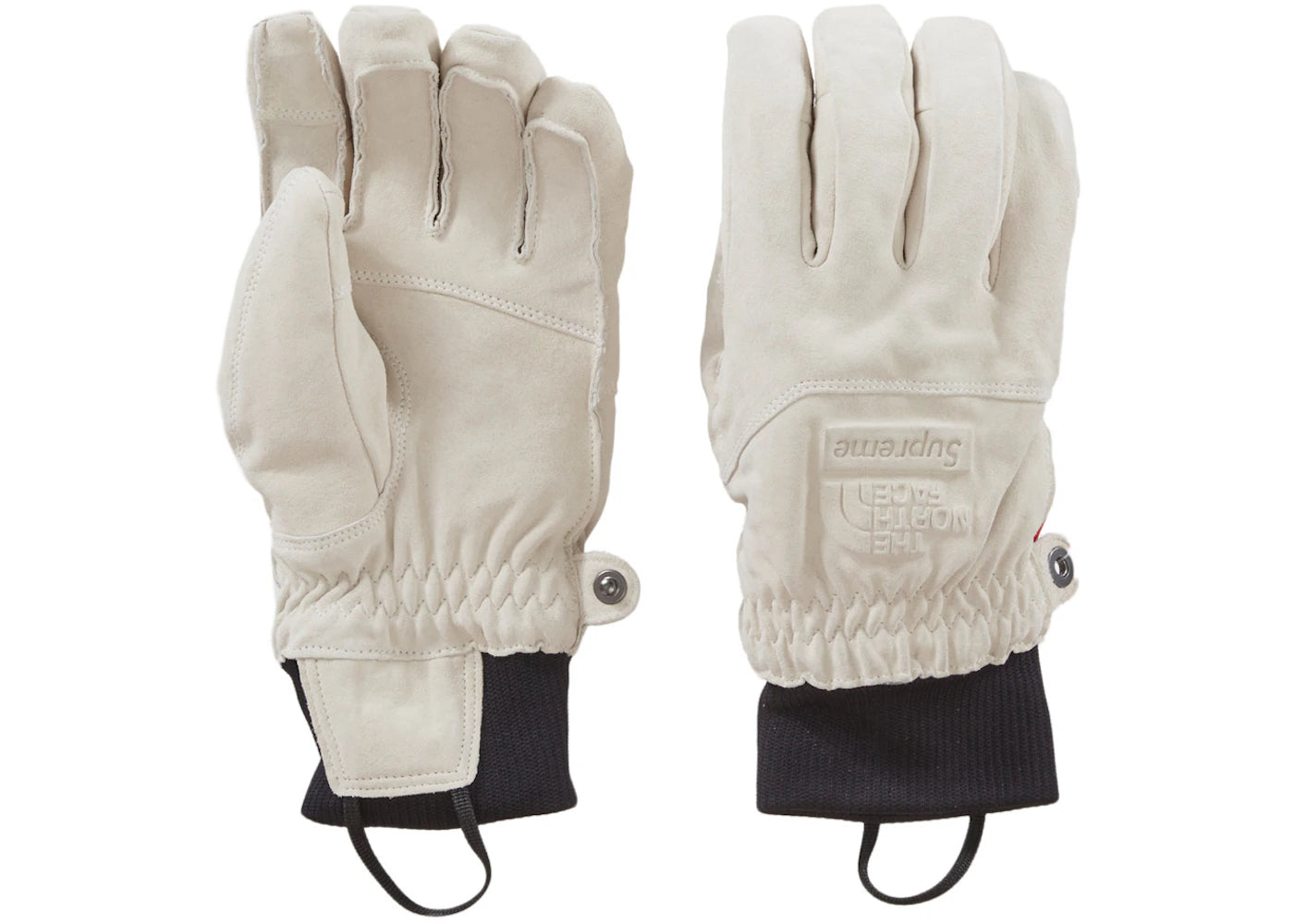 Supreme The North Face Suede Gloves Stone