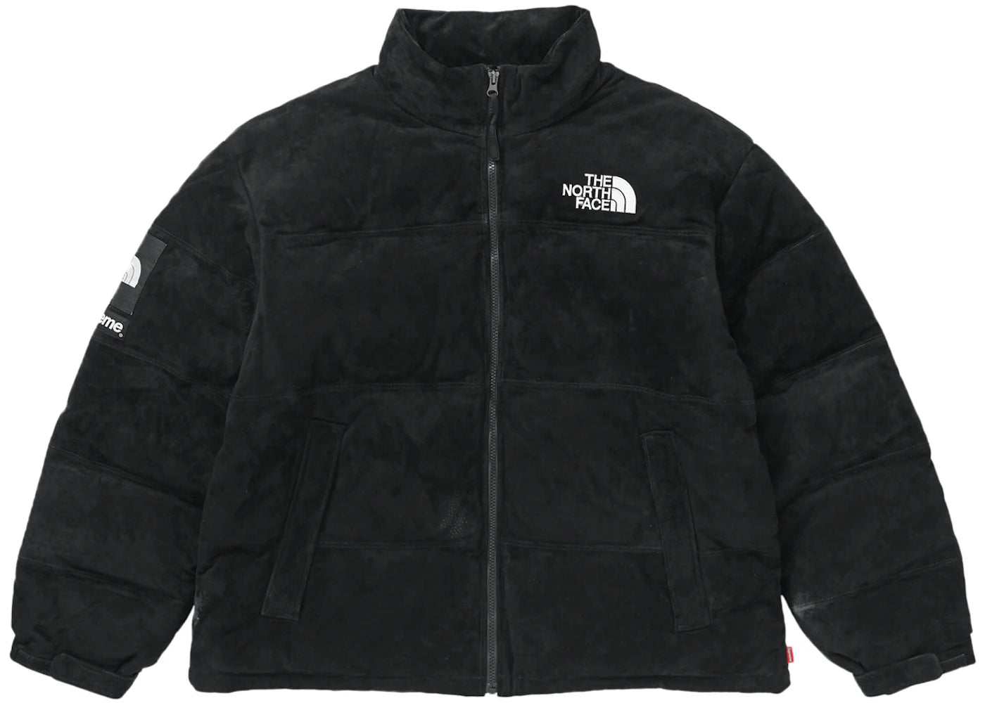 Supreme The North Face Suede Nuptse Jacket Black