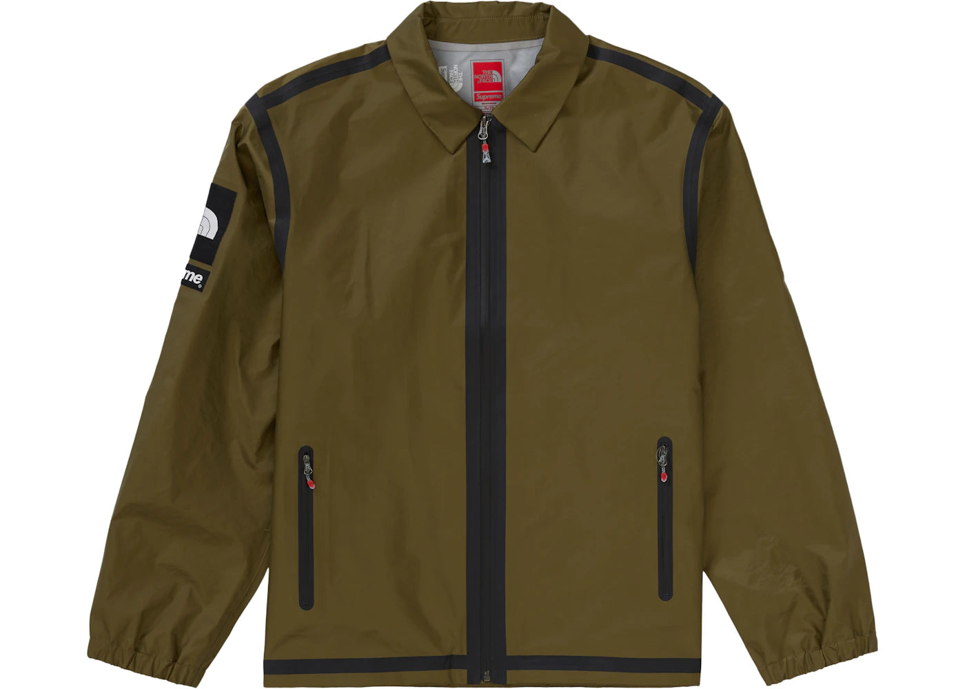 Supreme The North Face Summit Series Outer Tape Seam Coaches Jacket Olive
