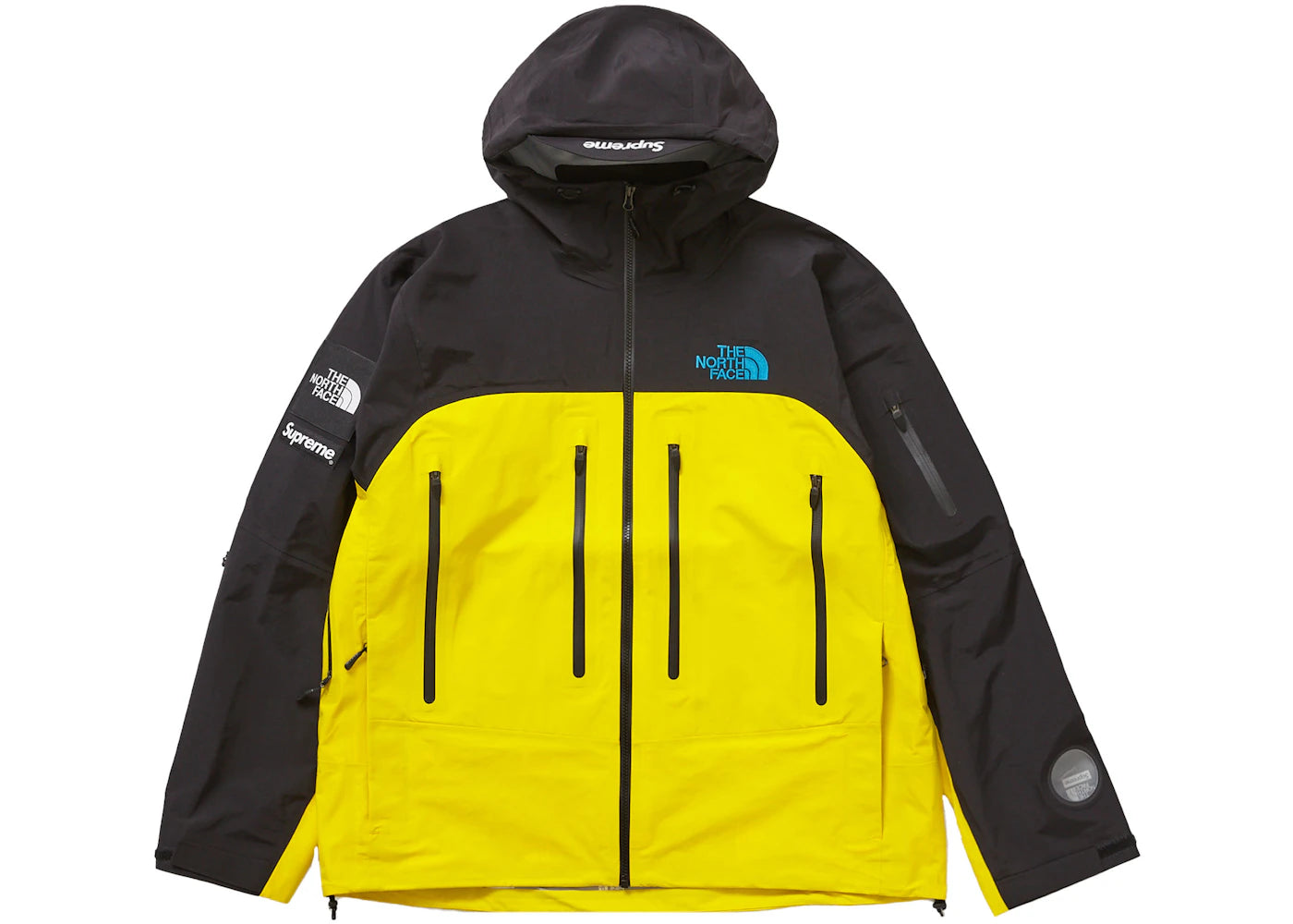 Supreme The North Face Taped Seam Shell Jacket Yellow