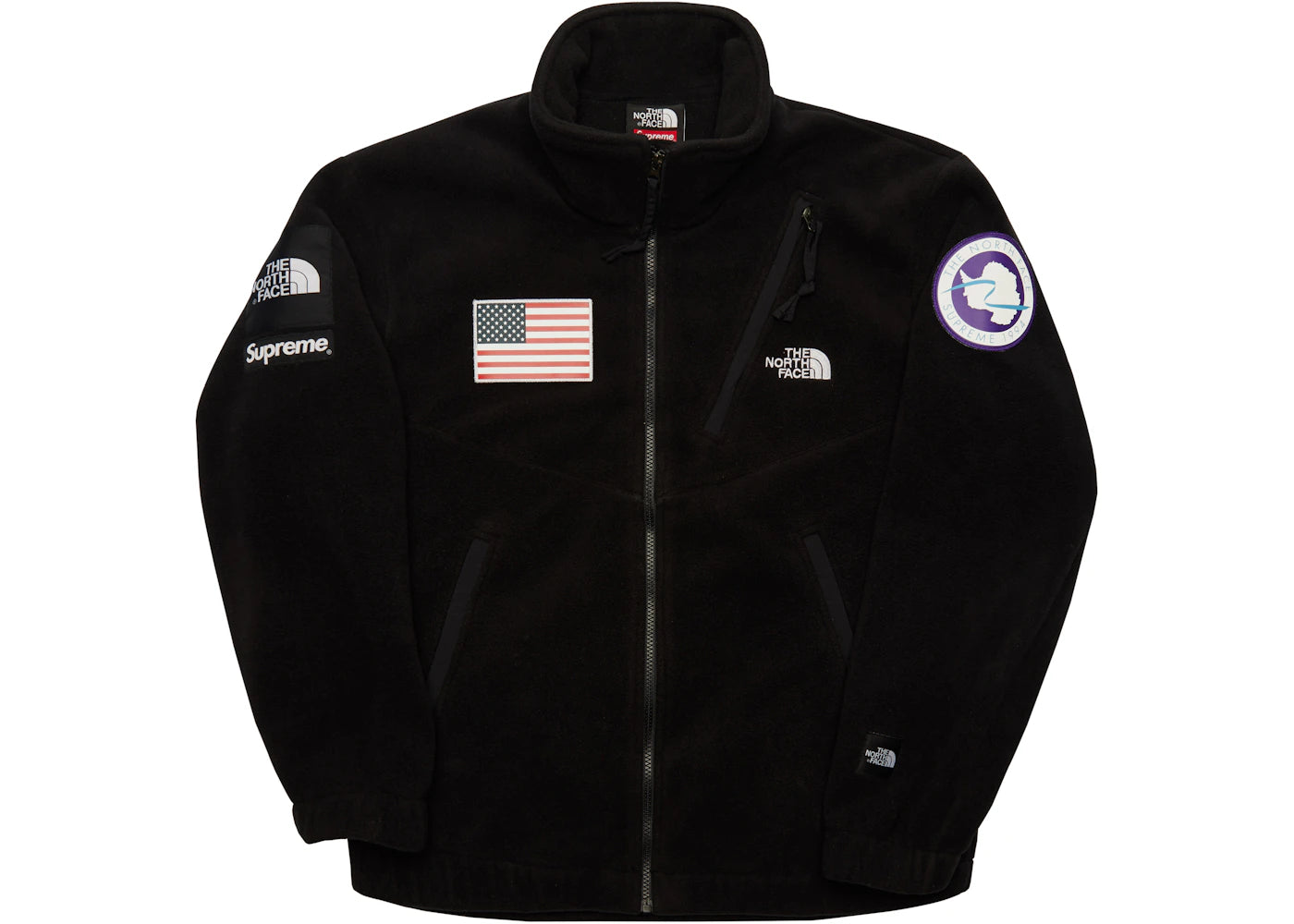 Supreme The North Face Trans Antarctica Expedition Fleece Jacket Black