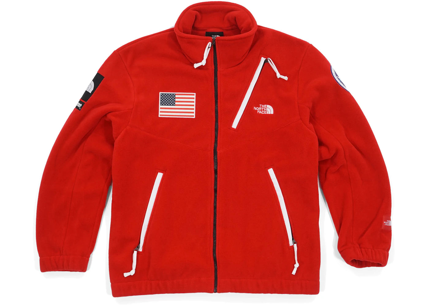 Supreme The North Face Trans Antarctica Expedition Fleece Jacket Red