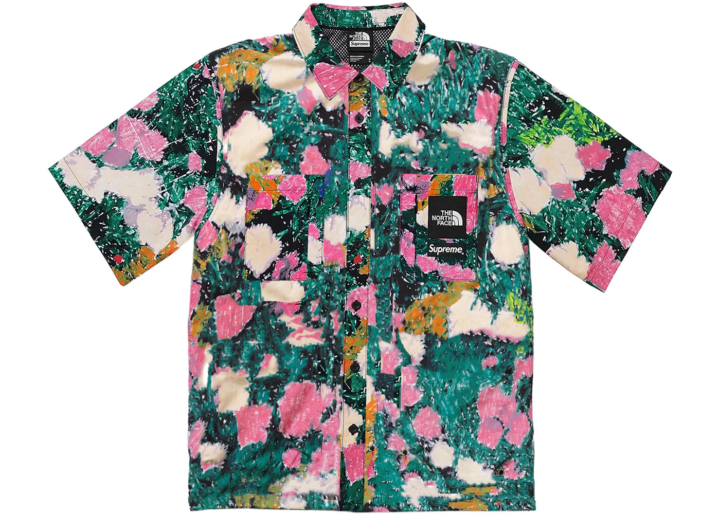 Supreme The North Face Trekking S/S Shirt Flowers