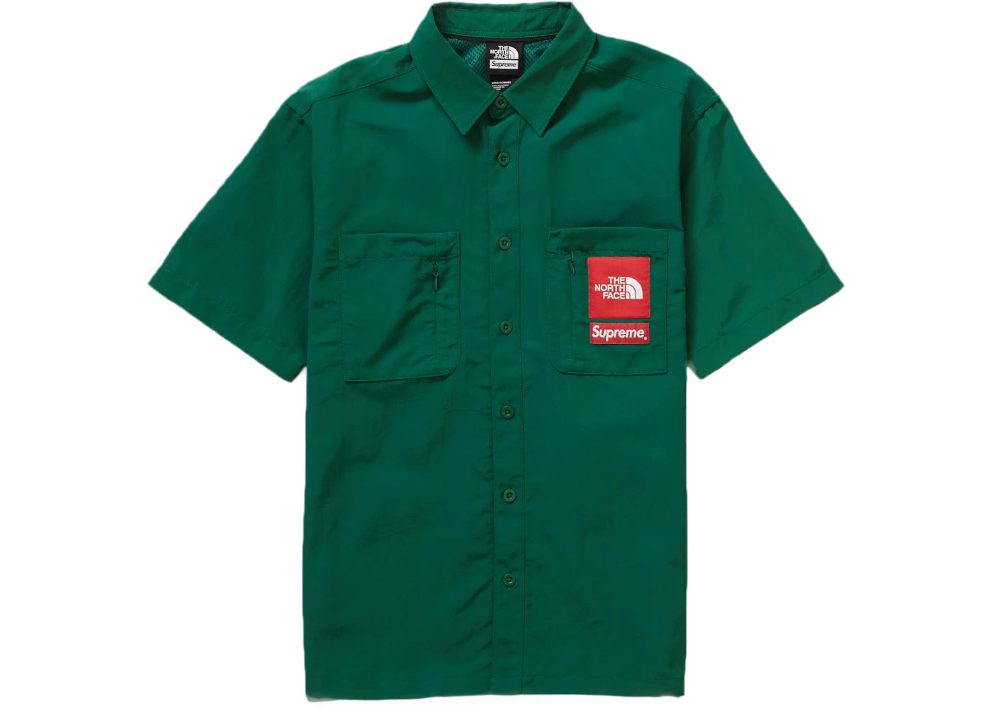 Supreme The North Face Trekking S/S Shirt Dark Green