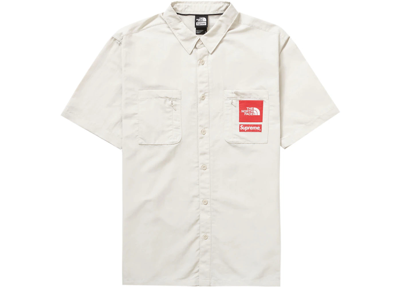 Supreme The North Face Trekking S/S Shirt White