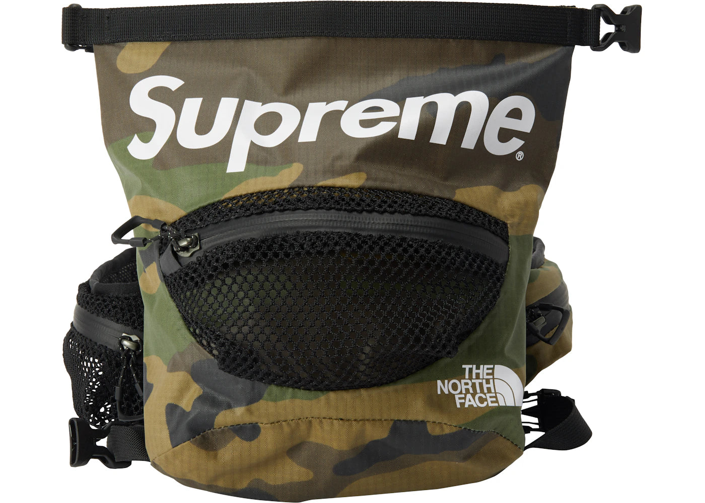 Supreme The North Face Waterproof Waist Bag Woodland Camo