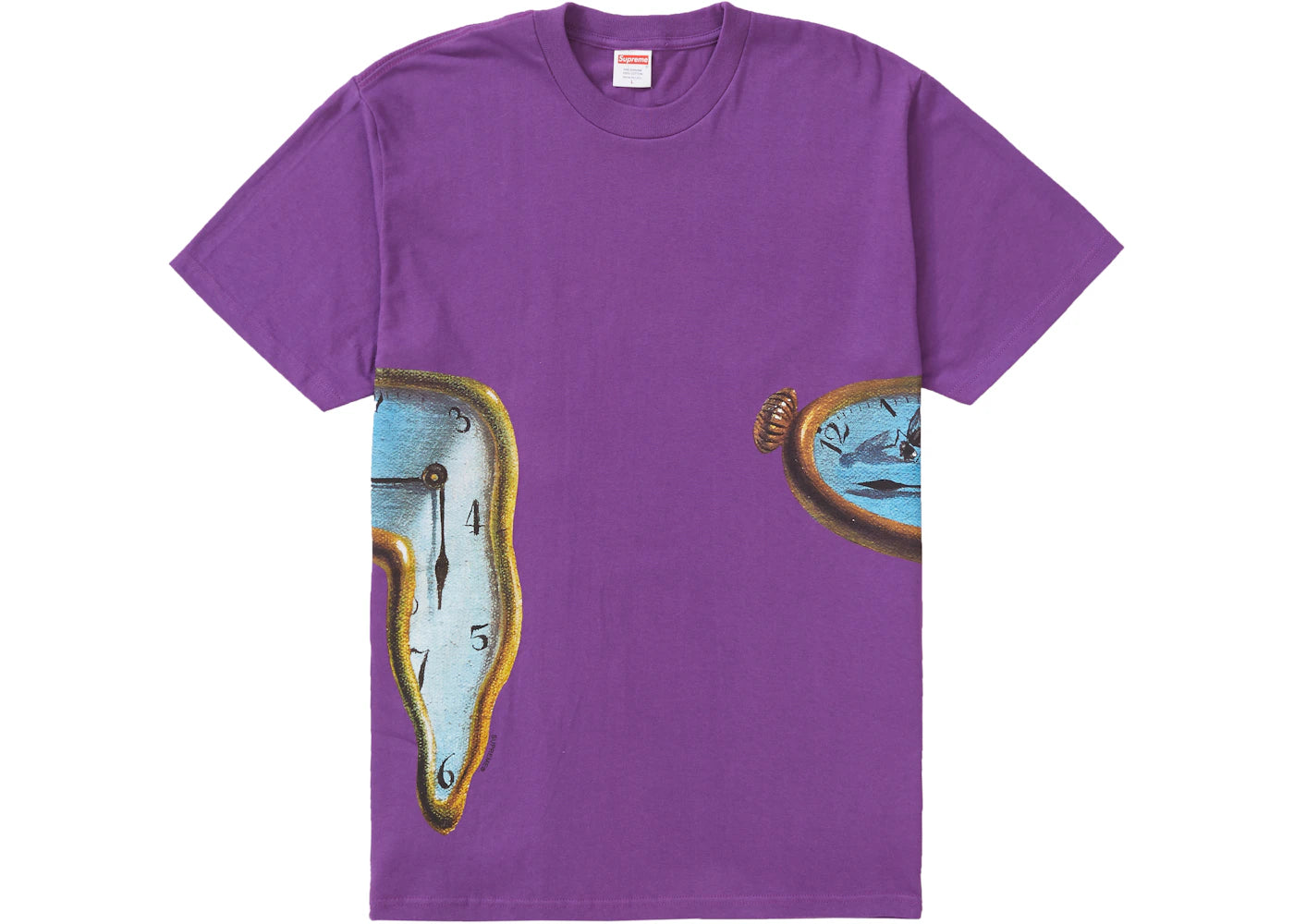 Supreme The Persistence Of Memory Tee Purple