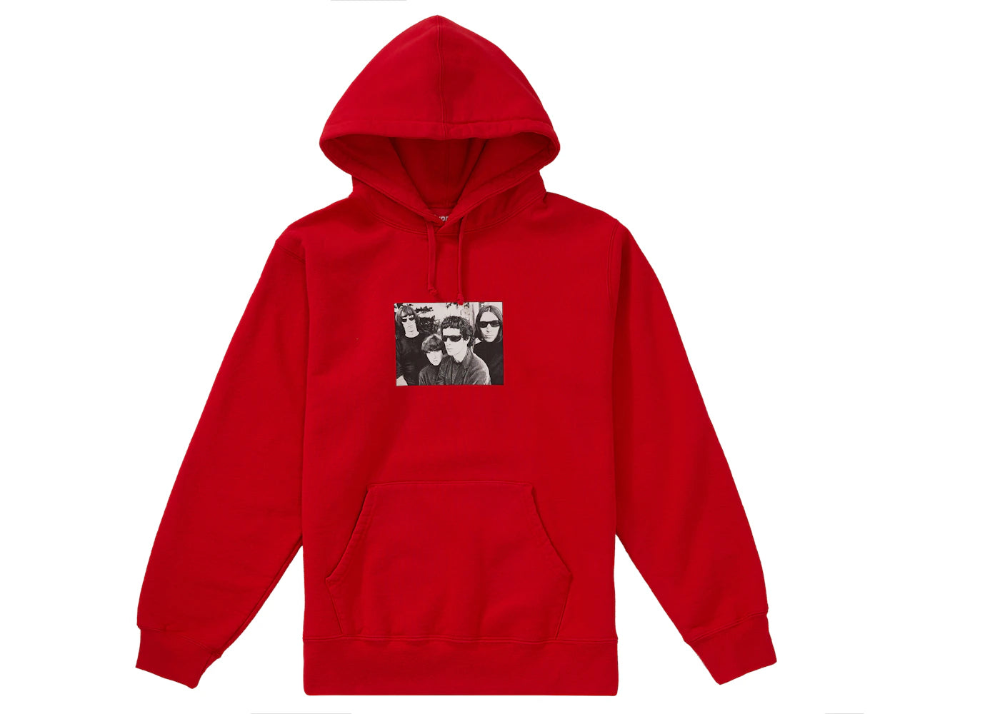 Supreme The Velvet Underground Hooded Sweatshirt Red