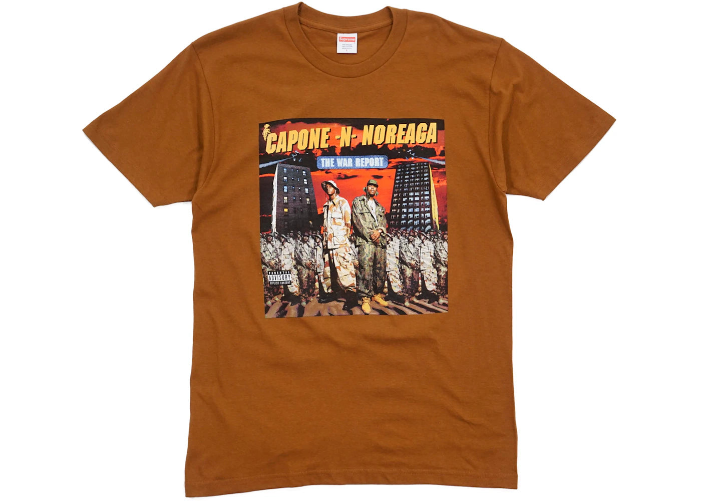 Supreme The War Report Tee Brown