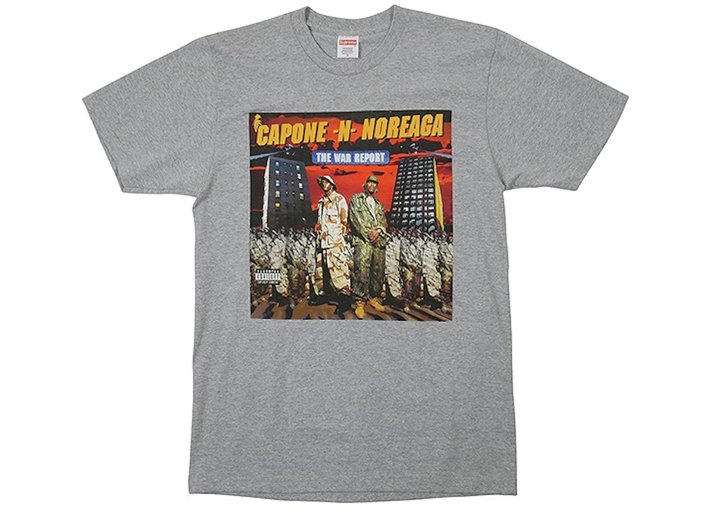 Supreme The War Report Tee Heather Grey