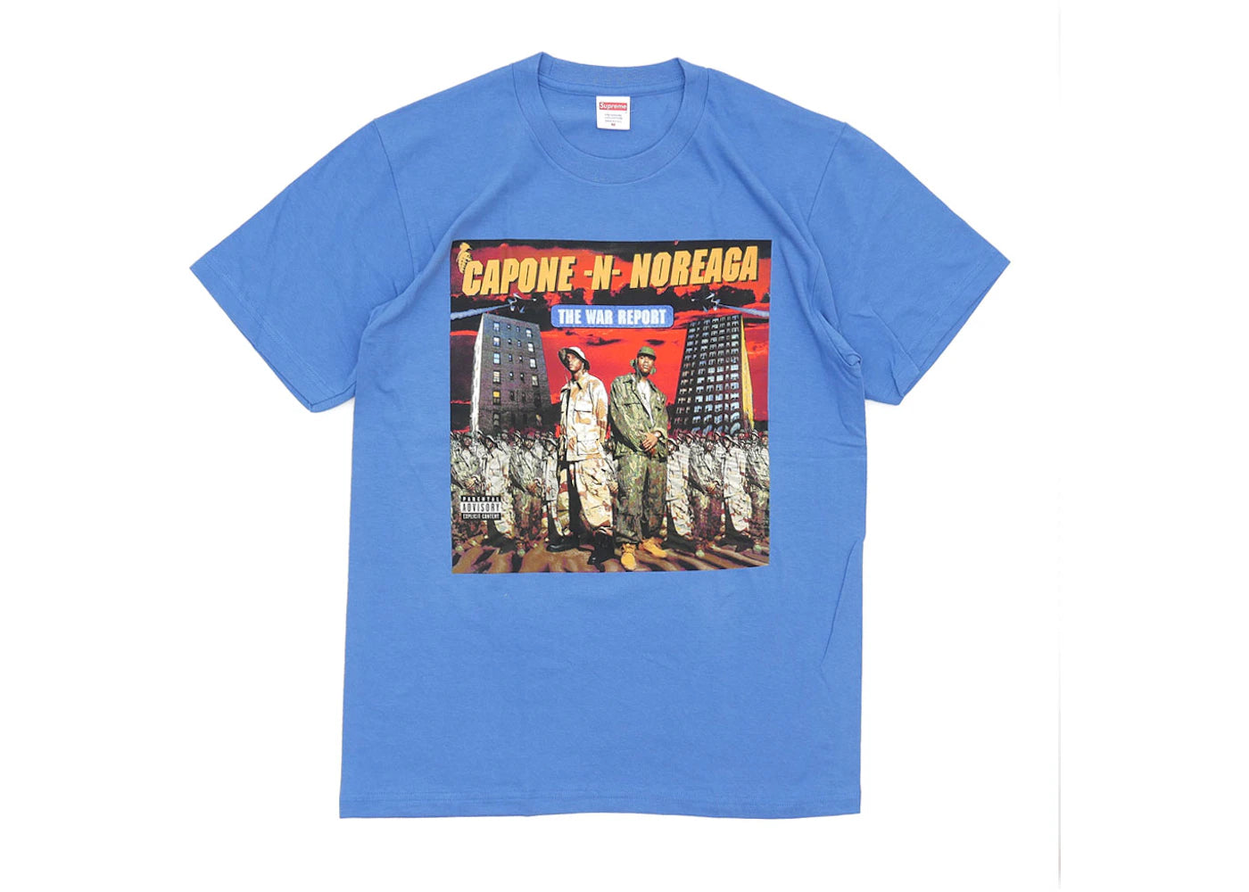 Supreme The War Report Tee Light Royal