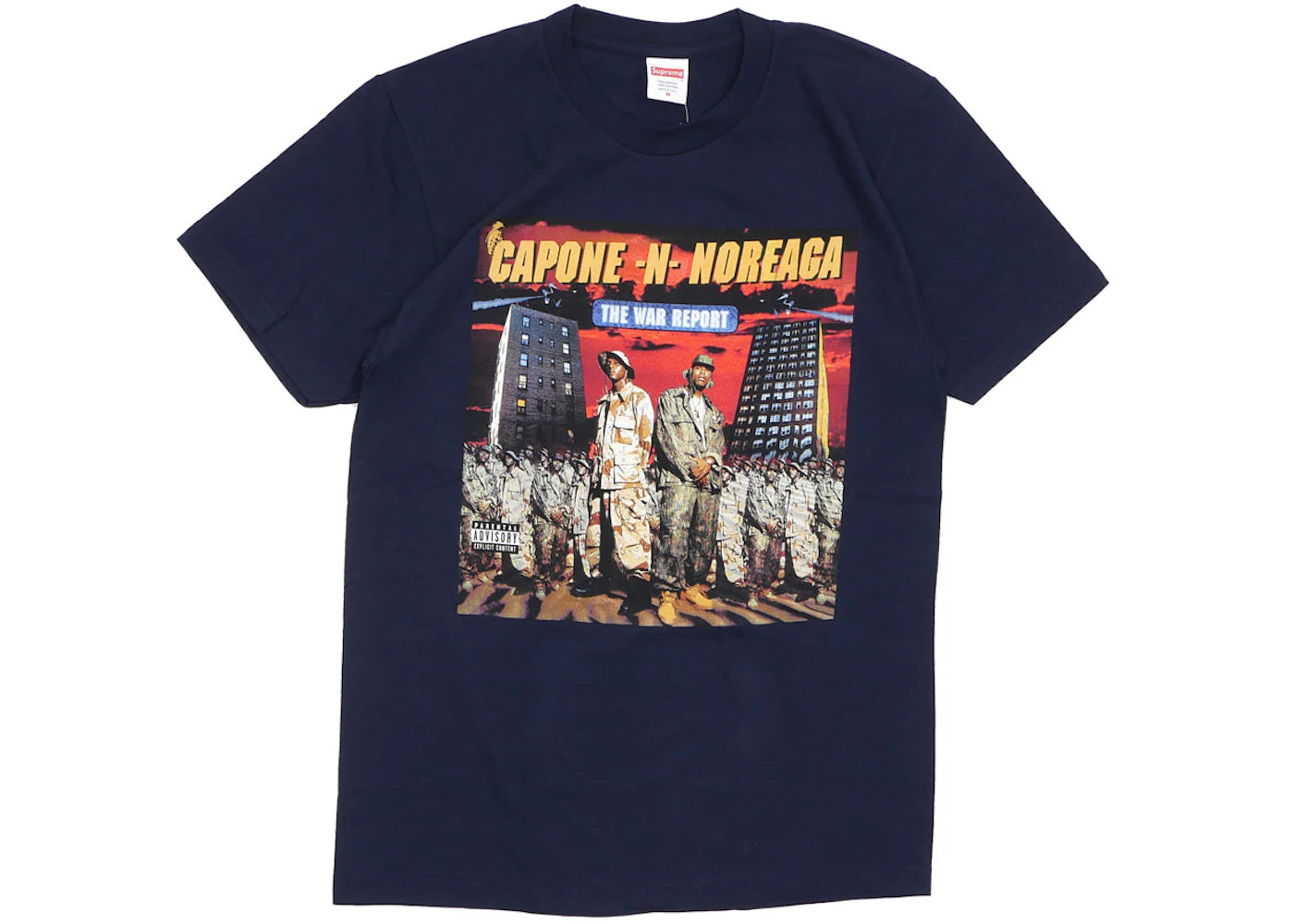 Supreme The War Report Tee Navy