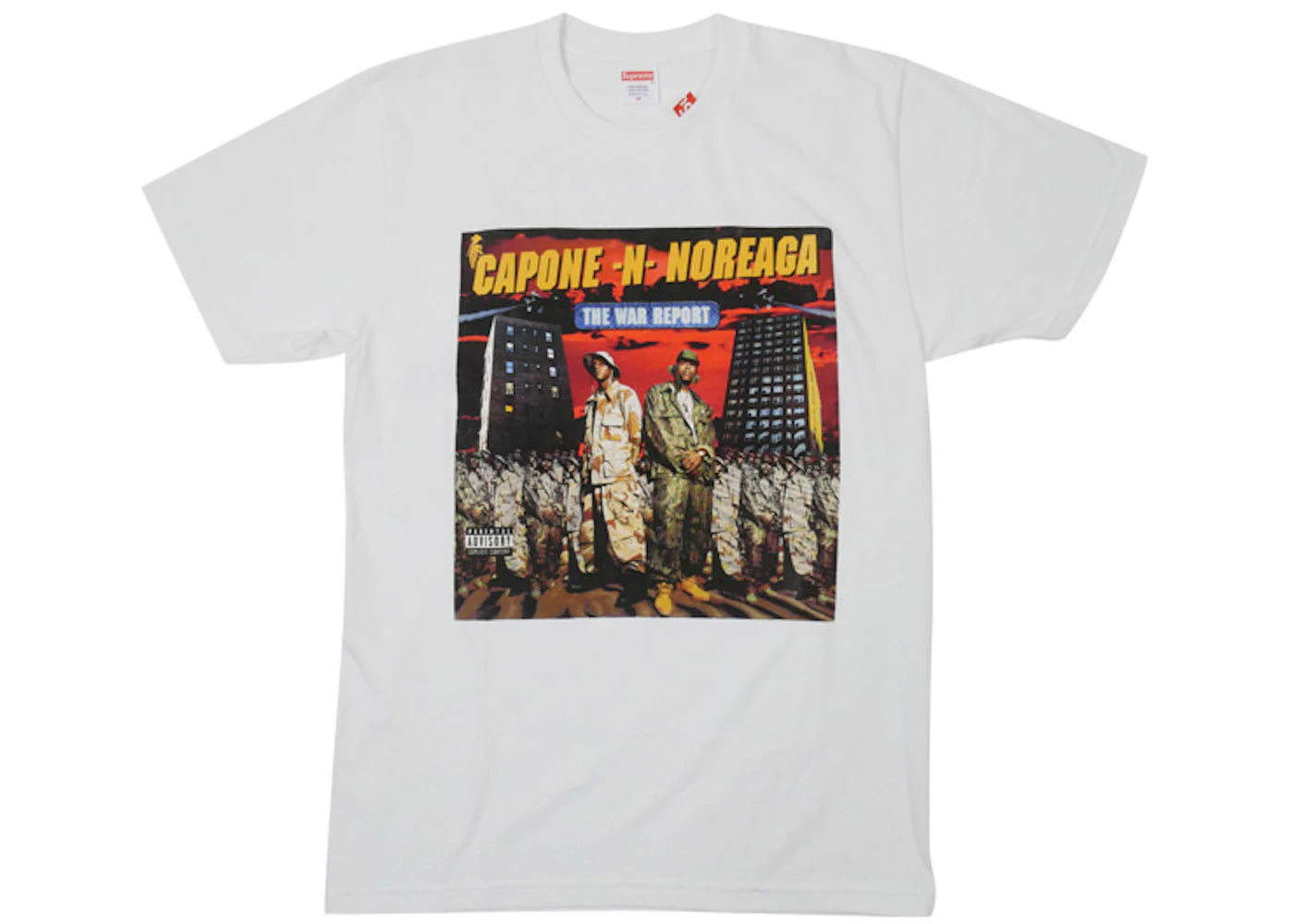 Supreme The War Report Tee White