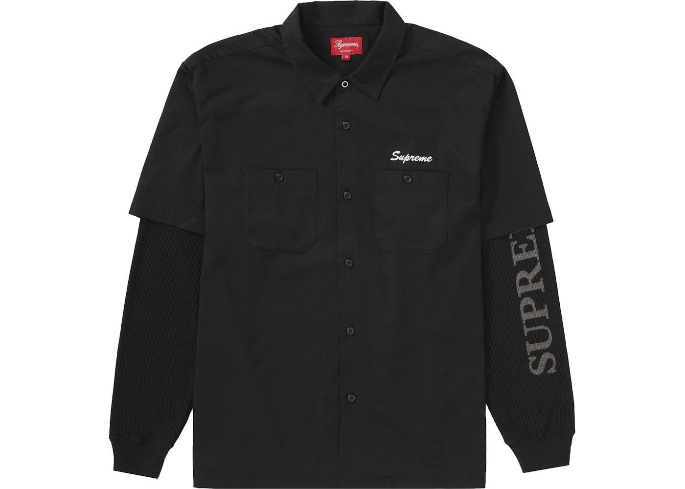 Supreme Thermal Work Shirt Black