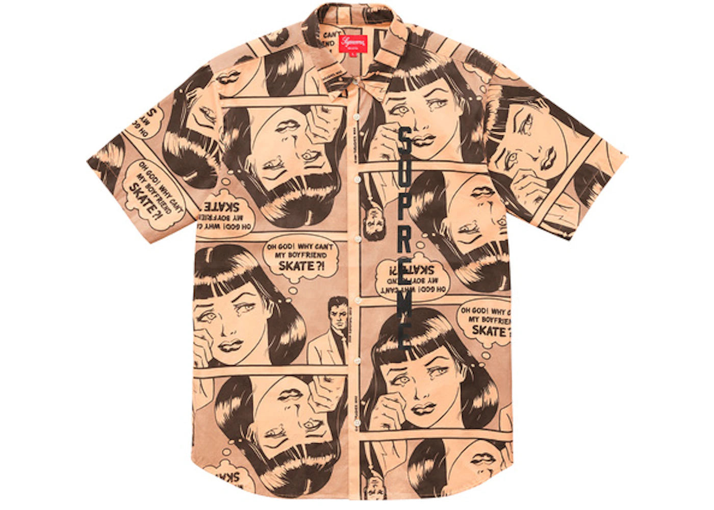 Supreme Thrasher Boyfriend SS Shirt Pale Orange
