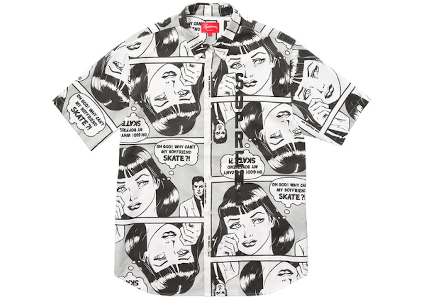 Supreme Thrasher Boyfriend SS Shirt White