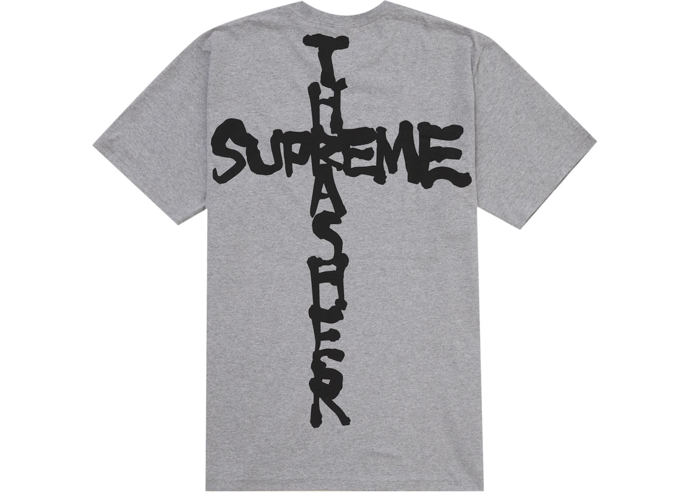 Supreme Thrasher Cross Tee Heather Grey