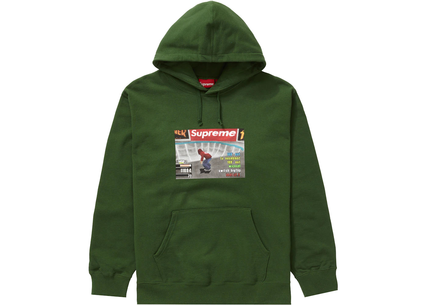 Supreme Thrasher Hooded Sweatshirt Green