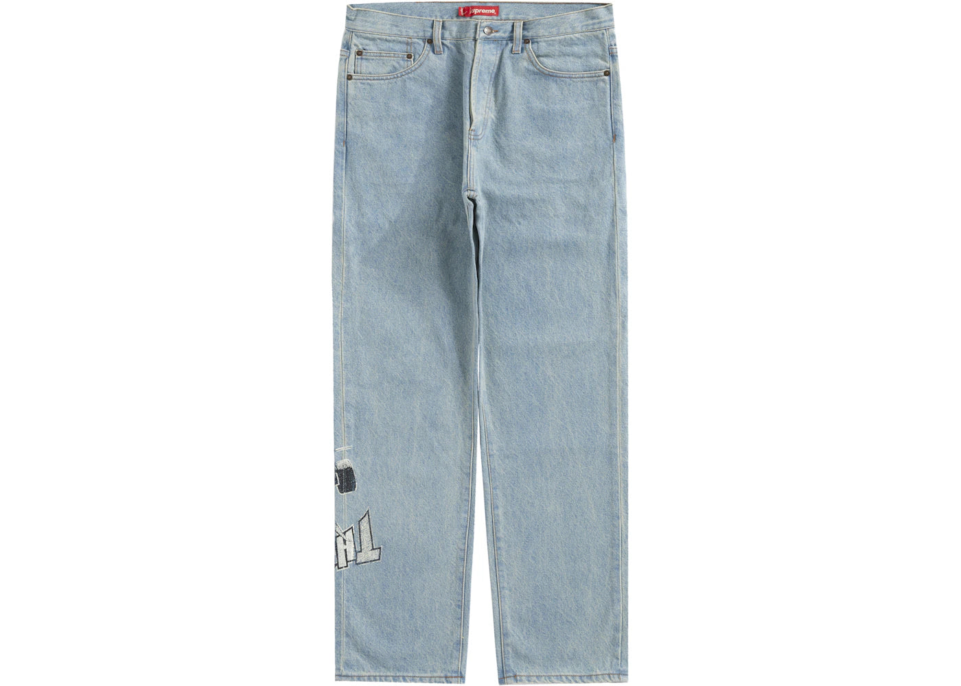 Supreme Thrasher Regular Jean Washed Blue