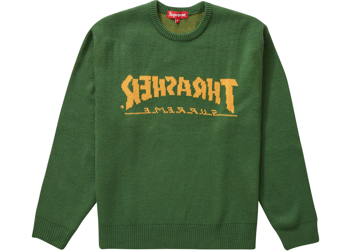 Supreme Thrasher Sweater Green